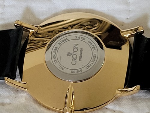 CROTON Watch Water Resistant 3ATM Swiss CN  307080 - Picture 19 of 24