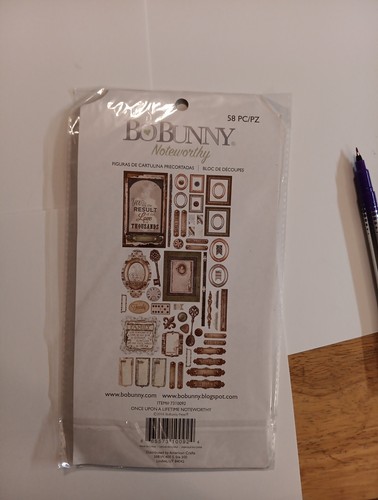 BoBunny Once Upon A Lifetime Noteworthy 58 Pieces Ephemera Pack NIP - Bild 2 von 7