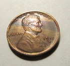 1915-D Lincoln Cent Beautiful Wheat Penny  Uncirculated MS+ Toning