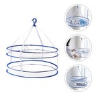 1pc Mesh Clothes Hanging Dryer Double-Layer Foldable Sweater Drying Basket