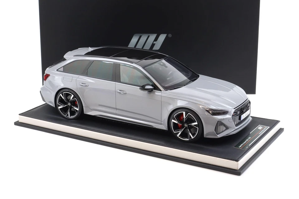 Elica motore 1:12 Audi RS6 Avant C8 grigio nardo 2021 con display - Limited 30 pz. - Immagine 2 di 4