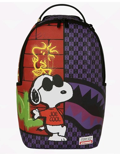 Sprayground x Peanuts Joe Cool Snoopy Rucksack Limited Edition Vegan Leder - Bild 2 von 9