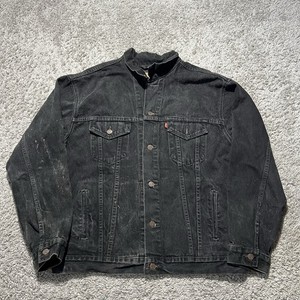 2005 Levi’s all black denim jacket 00s 2005 Levi's all black denim jacket 00s Vintage 90s Levi's