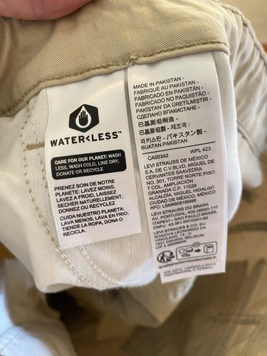 Levi's Damen Mid Rise 94 Baggy Khaki Cargo Weites Bein Hose 28x30 - Bild 13 von 16