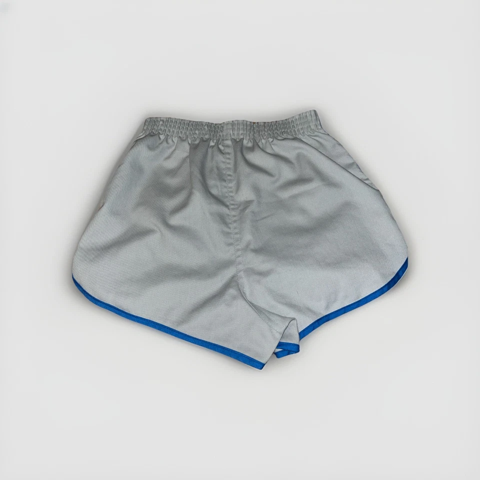 Vtg Youth Lg Gray Cotton Blend Gym Shorts 70s 80s Retro Beach HTF - See Desc. - Image 2 of 4