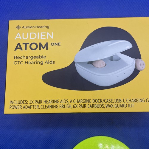 🔥Audien Atom One OTC Hearing Aids - Wireless, Rechargeable, and Beige - Picture 2 of 13