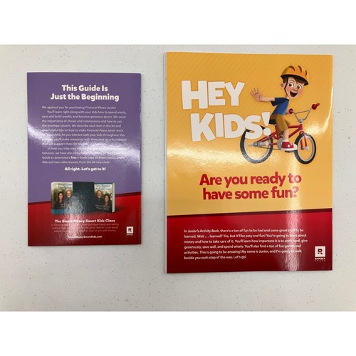 Dave Ramsey Junior's Adventures Sticker Chart Parent Guide Activity Book Finance - 第 2/12 張圖片