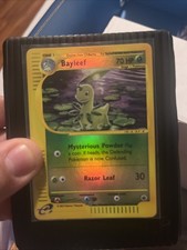 Pokemon Bayleef Holo Card - Mysterious Powder, Razor Leaf
