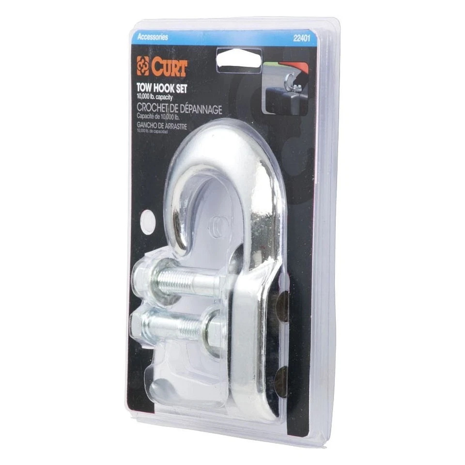 CURT 22401 Chrome Tow Hook - Изображение 2 из 4