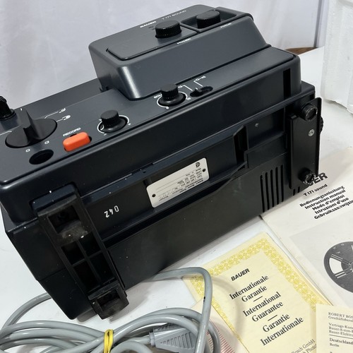 Bauer T171 Sound Super 8 mm Sound Film Film Projecteur Vintage pour pièces ou réparation - Photo 12/17