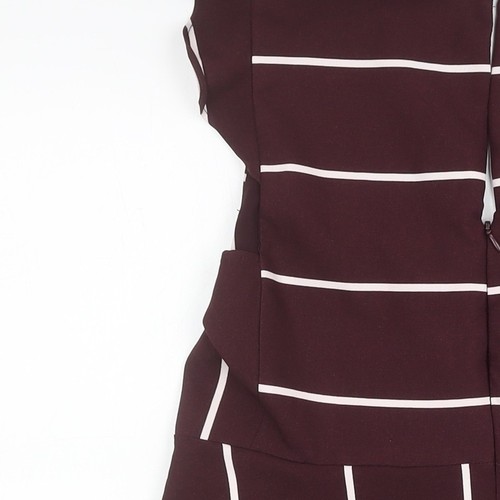 Camicetta donna a righe River Island, taglia 12, scollo a V, casual - Foto 5 di 12