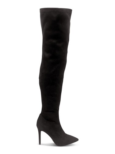 THALIA SODI Womens Black Cushioned Stiletto Zip-Up Dress Heeled Boots 8 - Picture 4 of 9