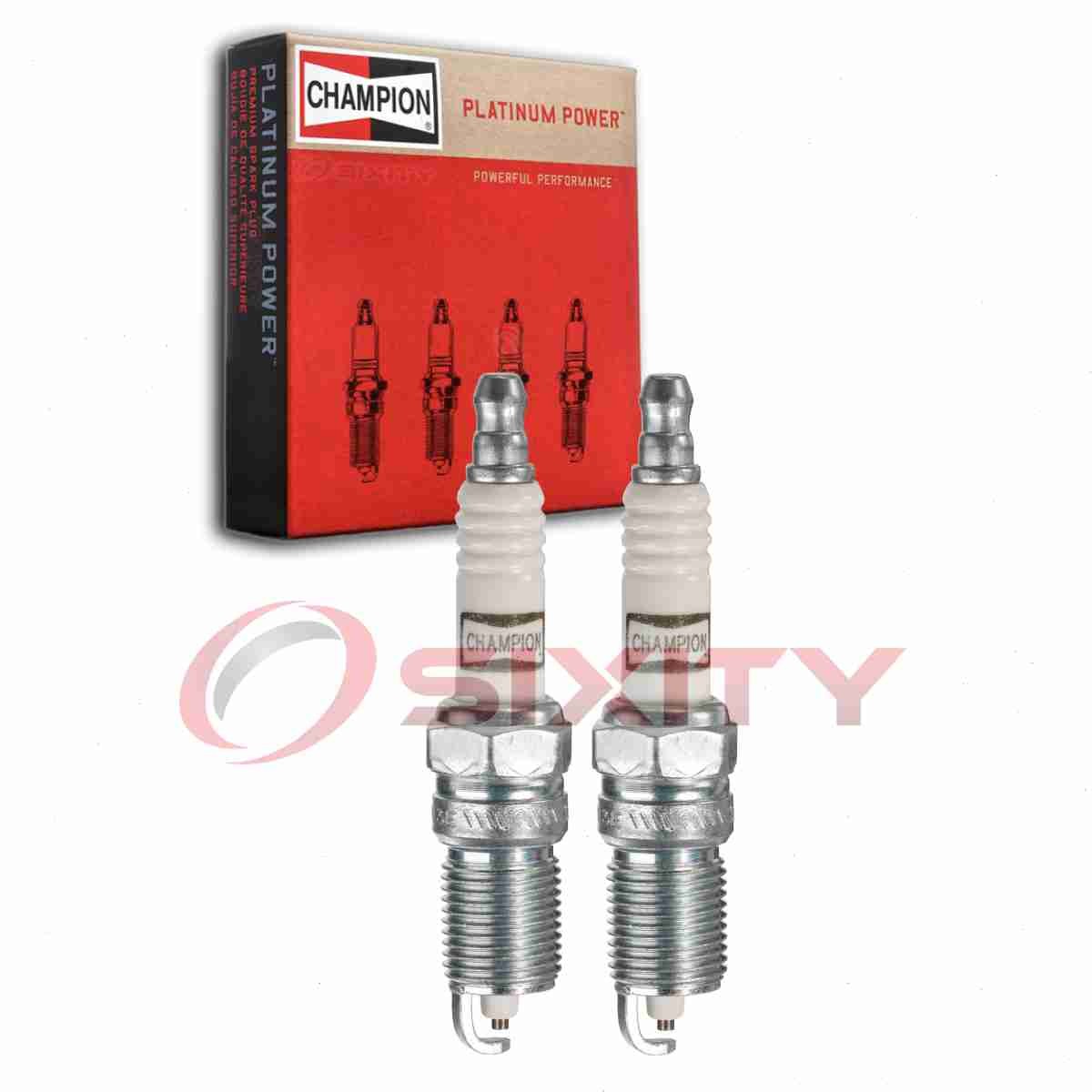 2 pc Champion Platinum 3015 Spark Plugs for RS14PMC4 3403 3015-2 1 Ignition hc