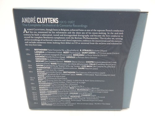 Andre Cluytens The Complete Orchestral & Concerto Recordings 65 CD Box Used - Picture 3 of 6