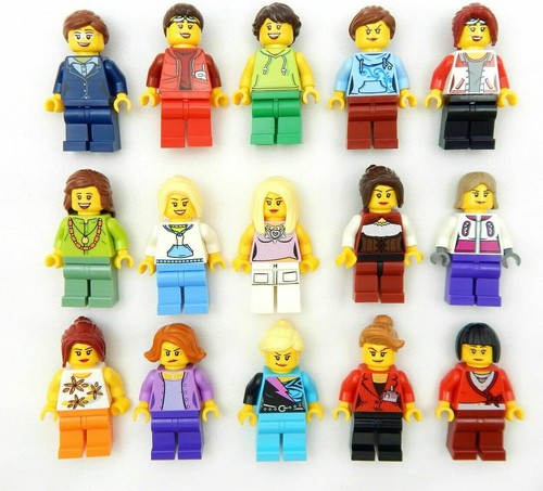 ☀️NUEVA Minifigura Lego "NIÑA" con 5 Accesorios AL AZAR De Gran Lote Minifigura - Imagen 2 de 2