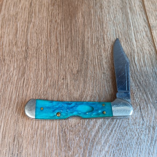 CASE XX (61749L SS) PW GREEN BONE "MINI-COPPERLOCK" TASCHENMESSER - NEUWERTIG/L@@K