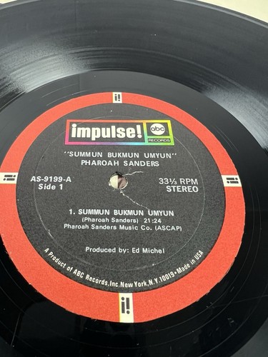 Pharoah Sanders-Deaf Dumb Blind SUMMUN BUKMAN UNYUN Impulse LP (Original 1970) - Imagen 7 de 9