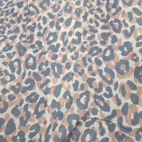 NEW Victoria Secret Pink Leopard Print Hoodie Sweatshirt Boxy Oversized Medium