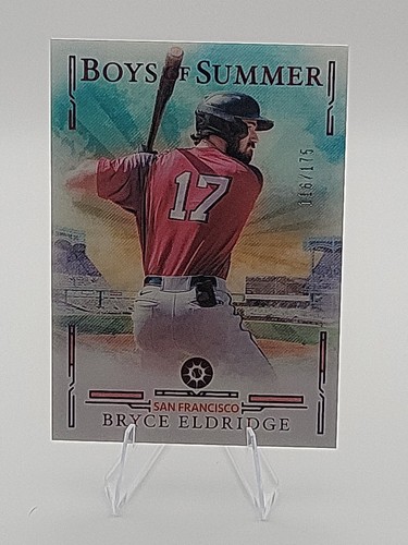 2025 Panini Boys of Summer Bryce Eldridge Red /175 #58 San Francisco Giants AC2