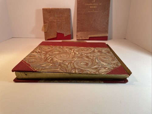 The Rose Garden of Omar Khayyam 1933 5 Items Smallest Book Thimbleful Thompson - Foto 9 di 24