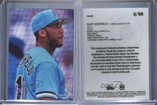 2016 Topps Legacies of Baseball Vault Metals Purple Logo /50 Gary Sheffield