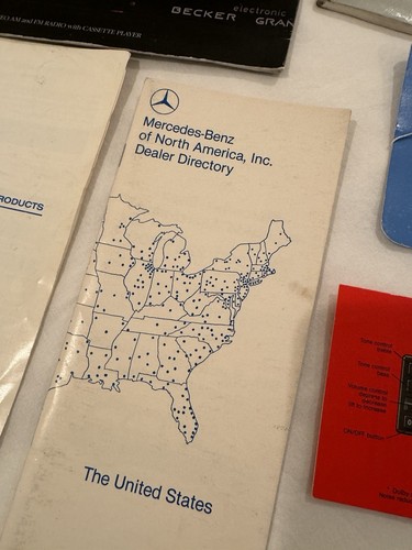 1986 Mercedes Benz 300SDL Turbodiesel Sedan Owner Operator Manual User Guide SDL - Picture 3 of 14