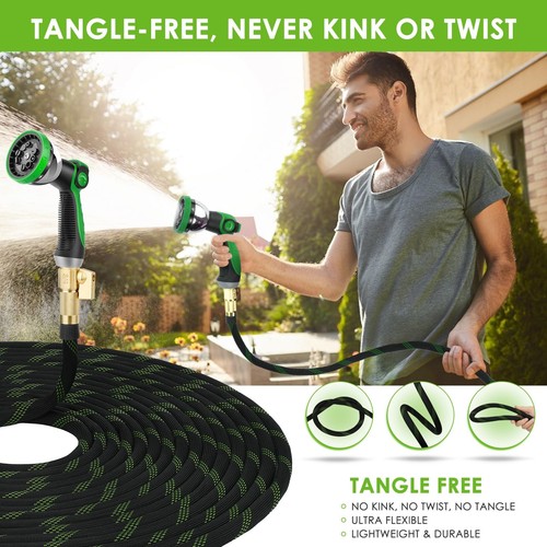 Garden Hose 25 ft, NON-EXPANDABLE Ultra Lightweight & Flexible Water Hose Wit... - Picture 6 of 8