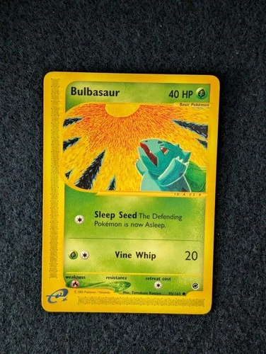 Pokemon TCG Bulbasaur Expedition E Reader Non Holo Card 95/165 LP