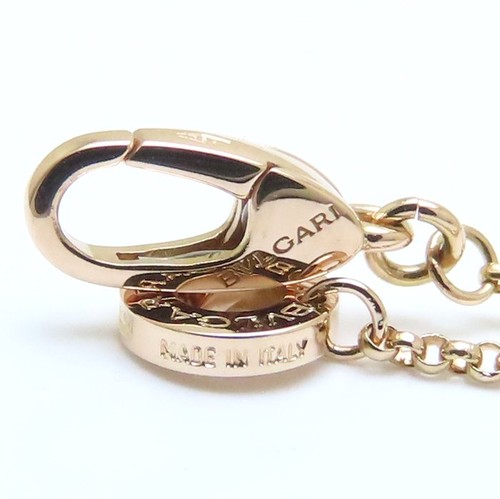 Collana BVLGARI 351116 B.zero1 in oro rosa 18 carati con diamanti /293605 - Foto 5 di 8
