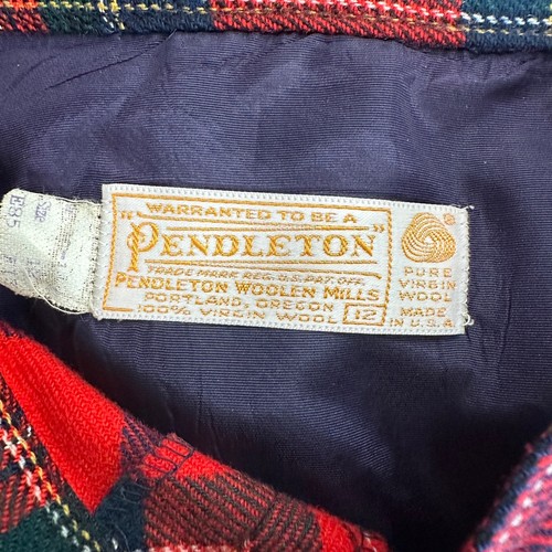 Pendleton Women Tartan Plaid Wool Skirt Size 12 Vintage Academia Heritage Preppy - Picture 5 of 8