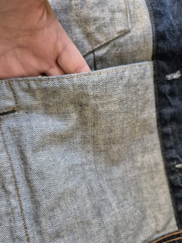 J.Crew Kaihara Giacca Denim Giapponese Uomo Medium 44" Nuova senza etichette - Foto 11 di 13