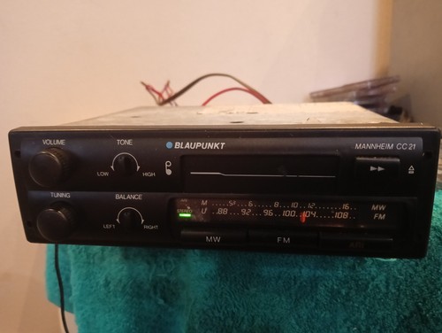 Blaupunkt Mannheim CC 21 old school car stereo Cassette Player VW BMW Porsche - Picture 6 of 15