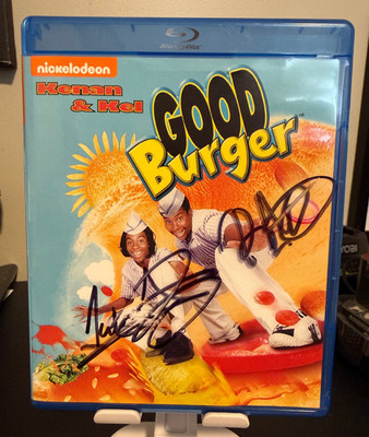 Kenan Thompson & Kel Mitchell Signed Autograph Good Burger Blu Ray Movie - RARE