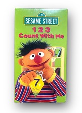 Sesame Street 1 2 3 Count With Me (VHS, 1997) Muppets CTW Jim Henson NEW RARE 