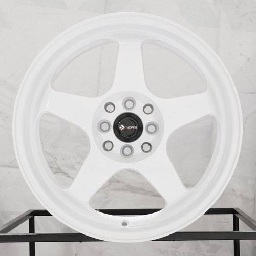Vors SP1 17x8 4x100/4x114.3 30 White Wheel 17" inch Alloy Rim 73.1 - Picture 3 of 7