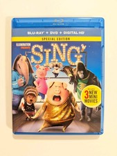 Sing Special Edition (Blu-ray/DVD 2 Disc Set, 2017)  Includes Digital Code