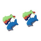 20 stücke Shark Popsicle Set Inhaber Eiseinrichtung Eisbeutel Set Eishülsen