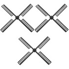  3pcs Windmill Plastic Wind Mill Leaf Outdoor Wind Mill Part for Wind Mill
