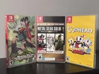 Nintendo Switch 3 Games Lot - Metal Gear Solid, Cuphead, Cyberfunk - CIB