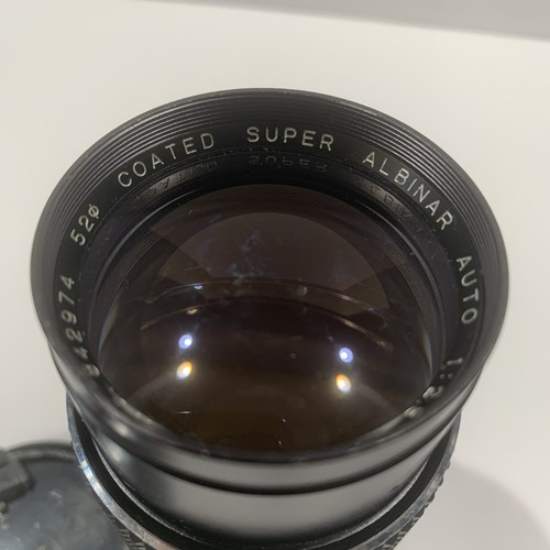 Auto Albinar Special 135mm F2.8 Lens for Minolta X-370 Made in Japan - Picture 4 of 4