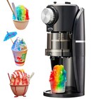 Shaved Ice Machine - Snow Cone Machine Equipped With Stainless Steel Blade Ad.