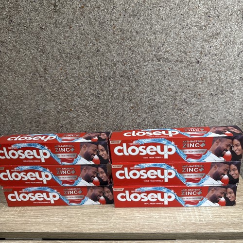 Close Up Everfresh 12h Fresh Breath RED HOT Toothpaste 130g x 6 - Picture 1 of 2