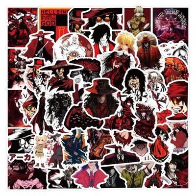 Hellsing Alucard Graffiti Stickers Luggage Laptop Waterproof Stickers 50PCS