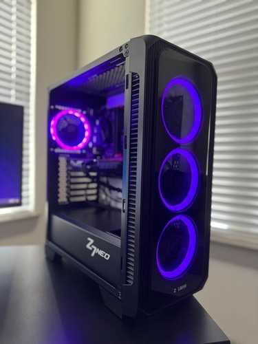 Custom RGB Gaming Desktop PC Intel Core i7 3,40 Quad 32GB SSD Nvidia RTX 4060