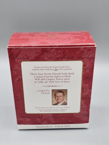 Hallmark Keepsake Frosty Friends serie da collezione 2001 con scatola ornamento - Foto 6 di 19