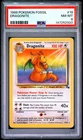 1999 POKEMON FOSSIL #19 DRAGONITE PSA 8