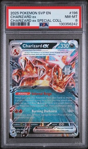 PSA 8 Charizard ex 196 Sv: Scarlet & Violet Promo Cards Holo