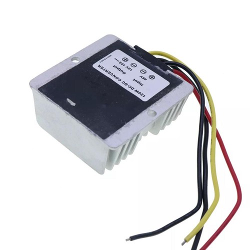 Waterproof Voltage Reducer Converter Regulator 48 V to 12V 10A For Golf Cart = - Picture 2 of 5