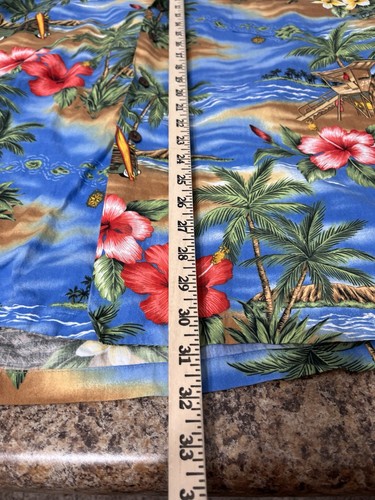 Vtg RJC Hawaiian Shirt Men Size 3X Surfboard Woody Cars Print Made In USA Aloha - Picture 9 of 12