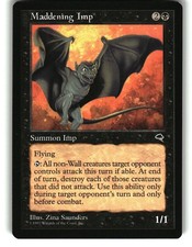 Magic the Gathering - Tempest Maddening Imp 143 Rare 1997